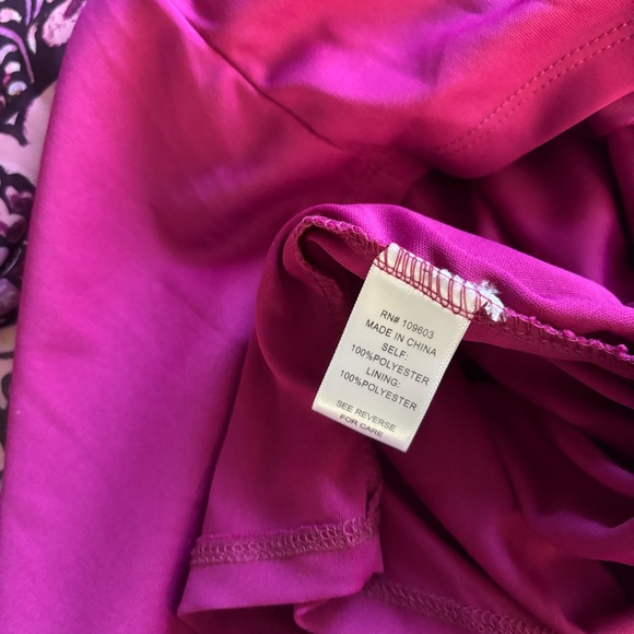 NWT Rabbit Rabbit Rabbit Sleeveless Fit & Flare Midi Dress Berry 16 - Picture 9 of 9